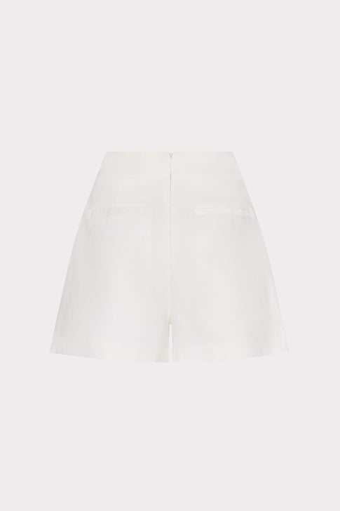 Linen Ruffle Short White Image 5 of 6