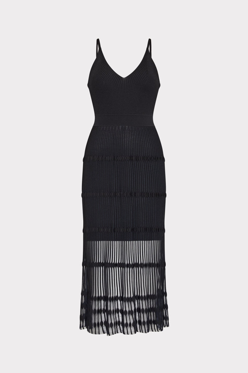 Sheer Knit Cami Dress