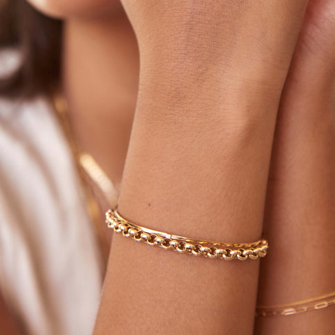 Rolo Bracelet 14K Yellow Gold Image 3 of 3