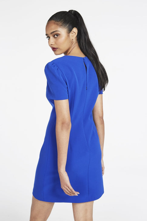 Francesca Rouched Raglan Dress Cobalt Image 2 of 3