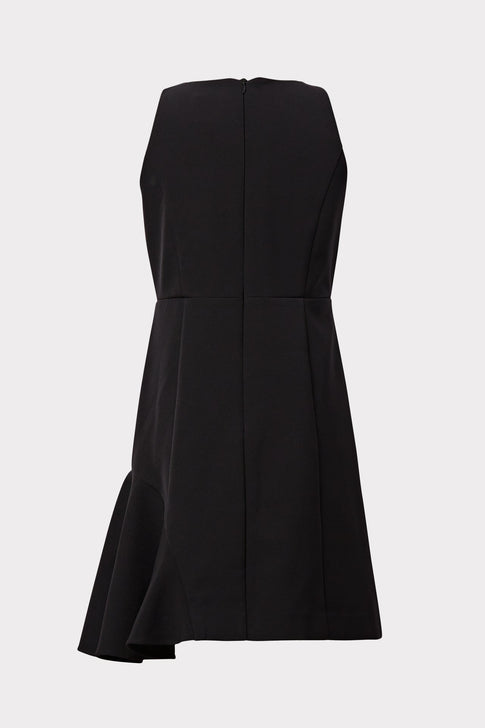Milly Minis Cady Cascade Dress Black Image 2 of 2