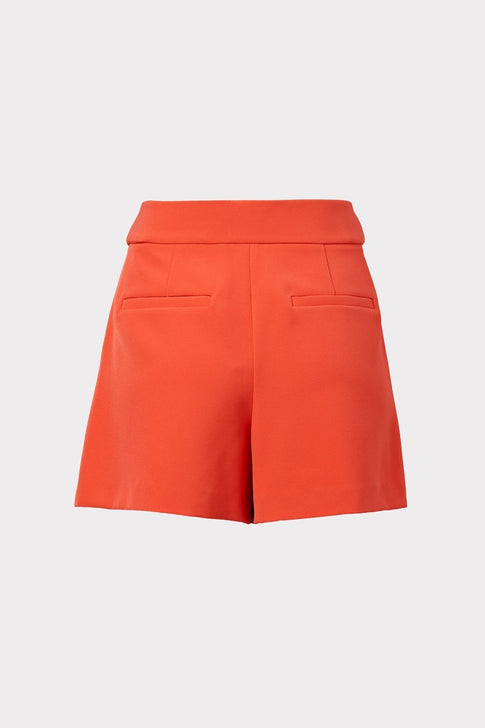 Aria Cady Button Shorts Summer Coral Image 4 of 4