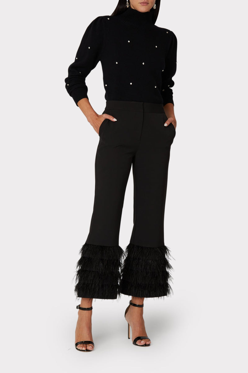 Valerie Feather Accent Cady Pant