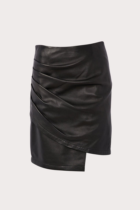 Eloisa Leather Skirt 0