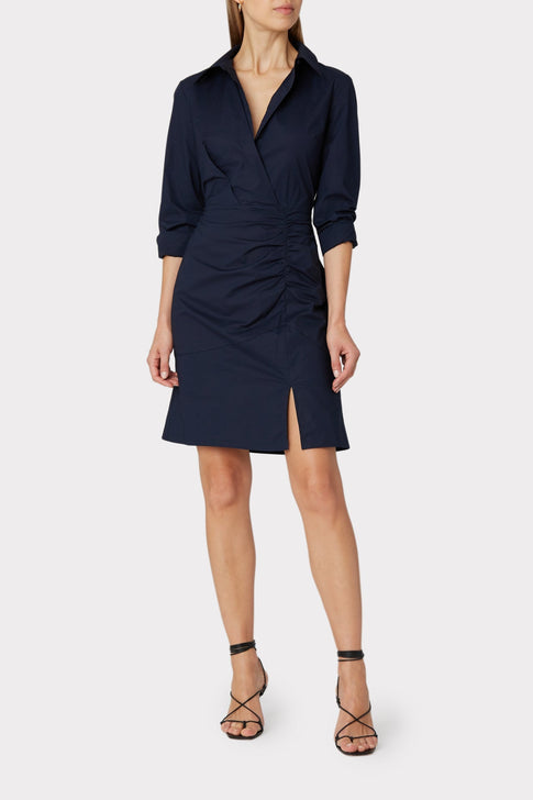 Maxine Poplin Long Sleeve Dress 1