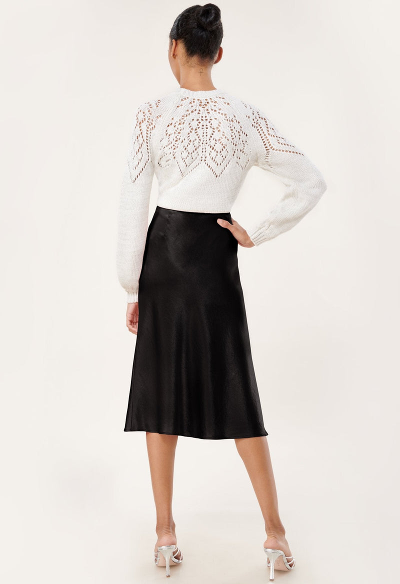 Fion Bias Hammer Satin Skirt
