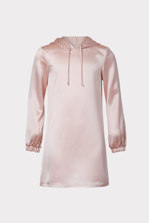 Milly Minis Talia Hammered Satin Hoodie 0