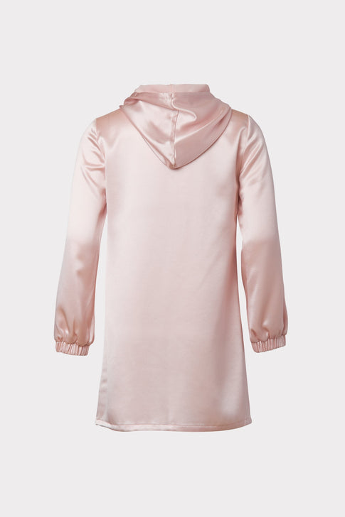 Milly Minis Talia Hammered Satin Hoodie 1