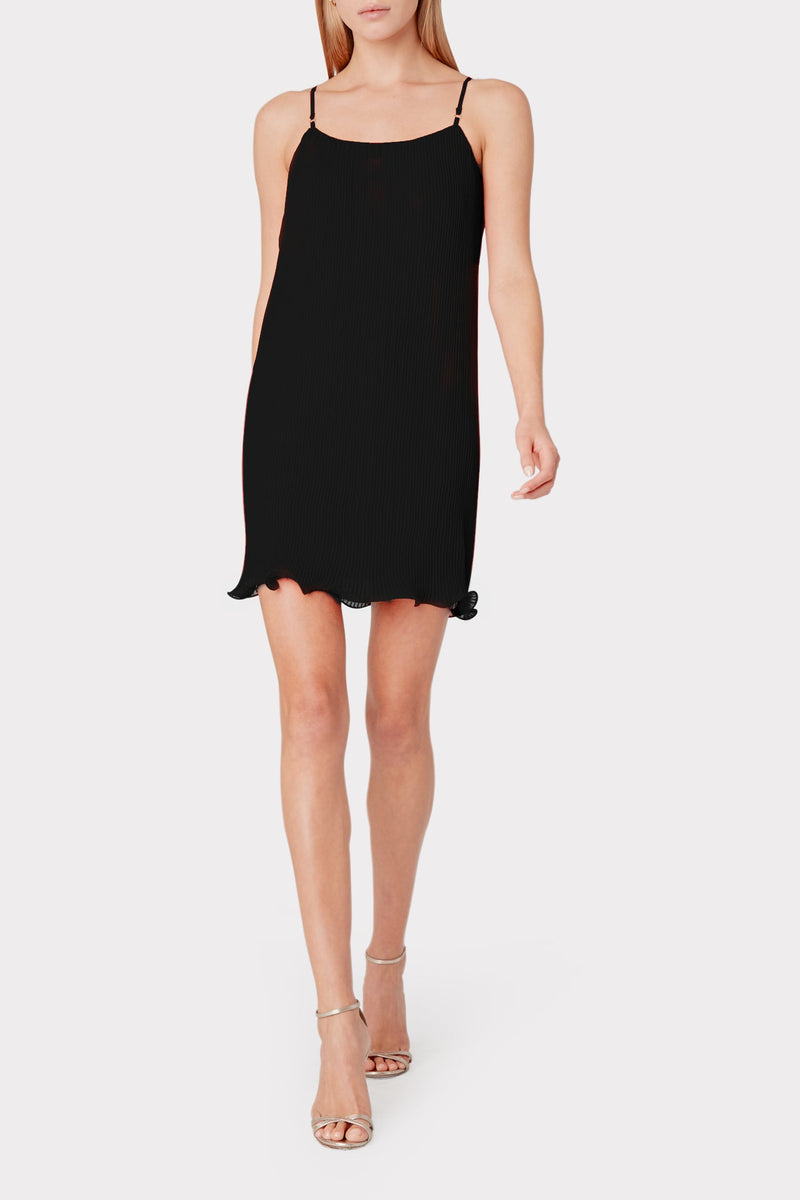 Wilhemina Pleated Mini Dress