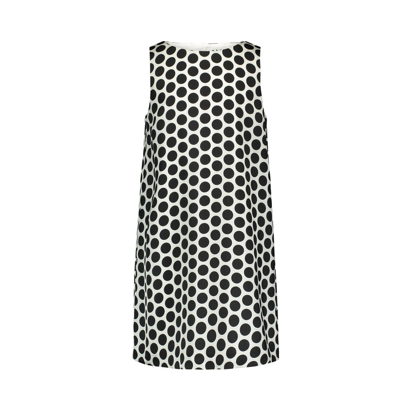 Milly Minis Big Girls Dot Print Black White Shift Dress