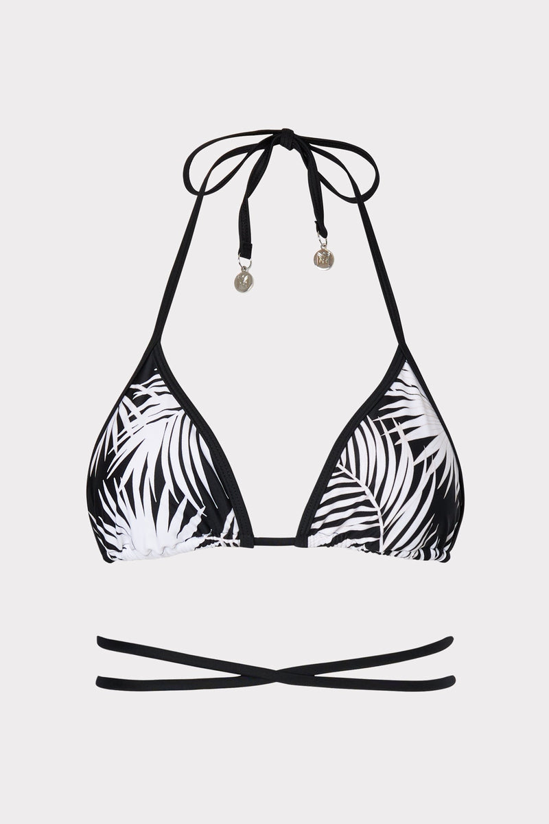 Palm Print Triangle Top