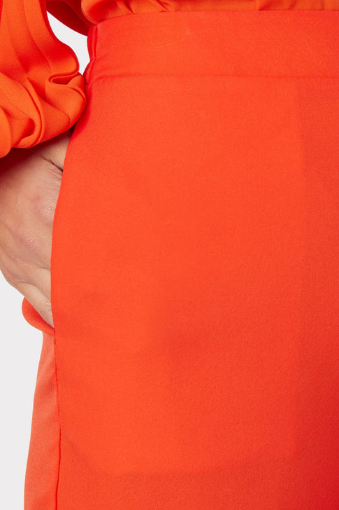 Marcia Satin Pants Coral Image 3 of 4