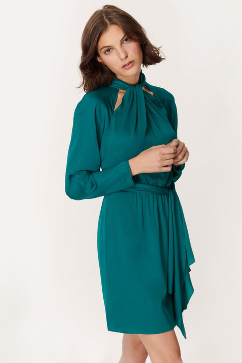 Stretch Silk Celeste Dress 2