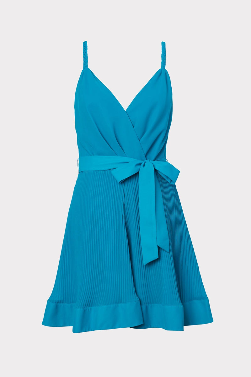 Livy Pleated Mini Dress