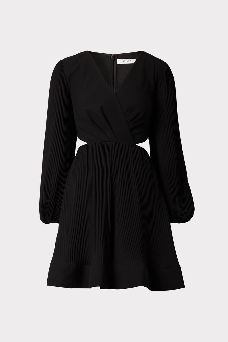 Winnie Cutout Pleated Dress