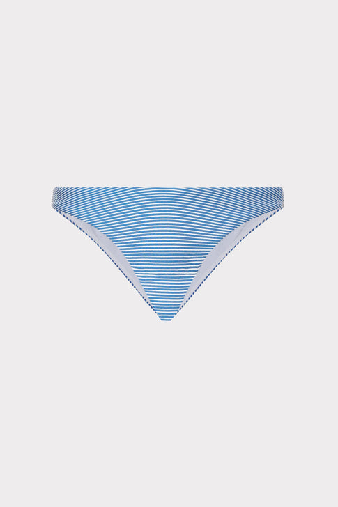 Margot Textured Stripe Bikini Bottom 0