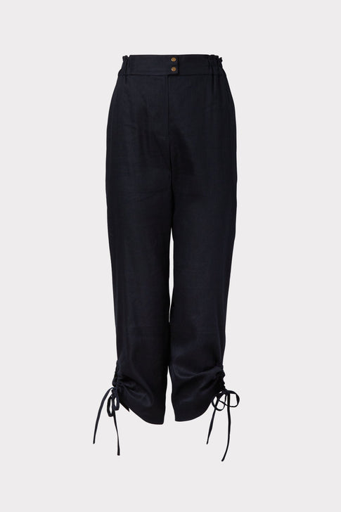 Yvonne Stretch Linen Pants 0