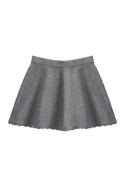 Milly Minis Scallop Flare Skirt 0