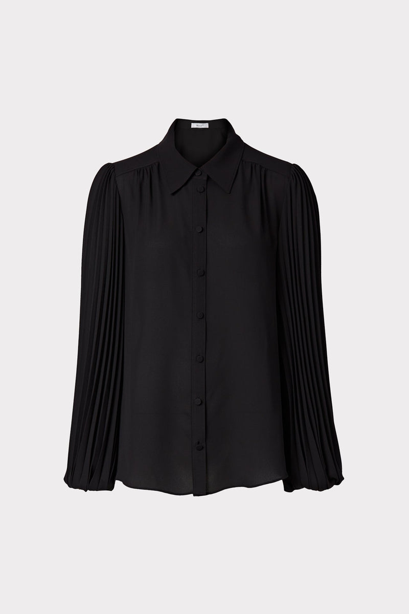 Lina Pleated Blouse