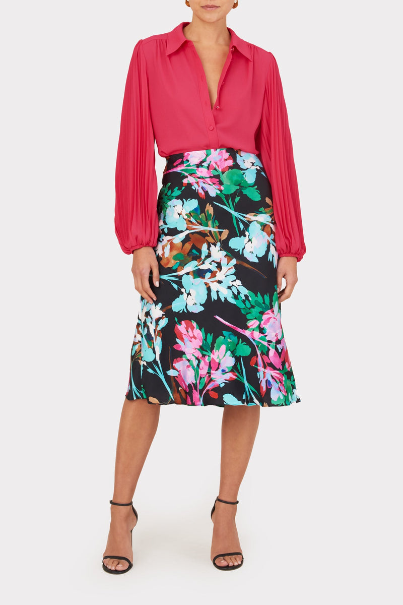 Lina Pleated Blouse