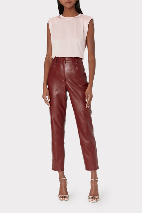 Rue Faux Leather Pants 5