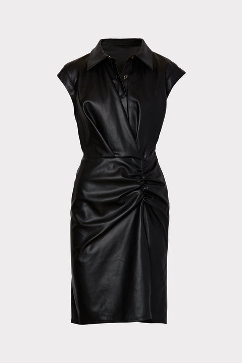 Maxwell Vegan Leather Dress 0