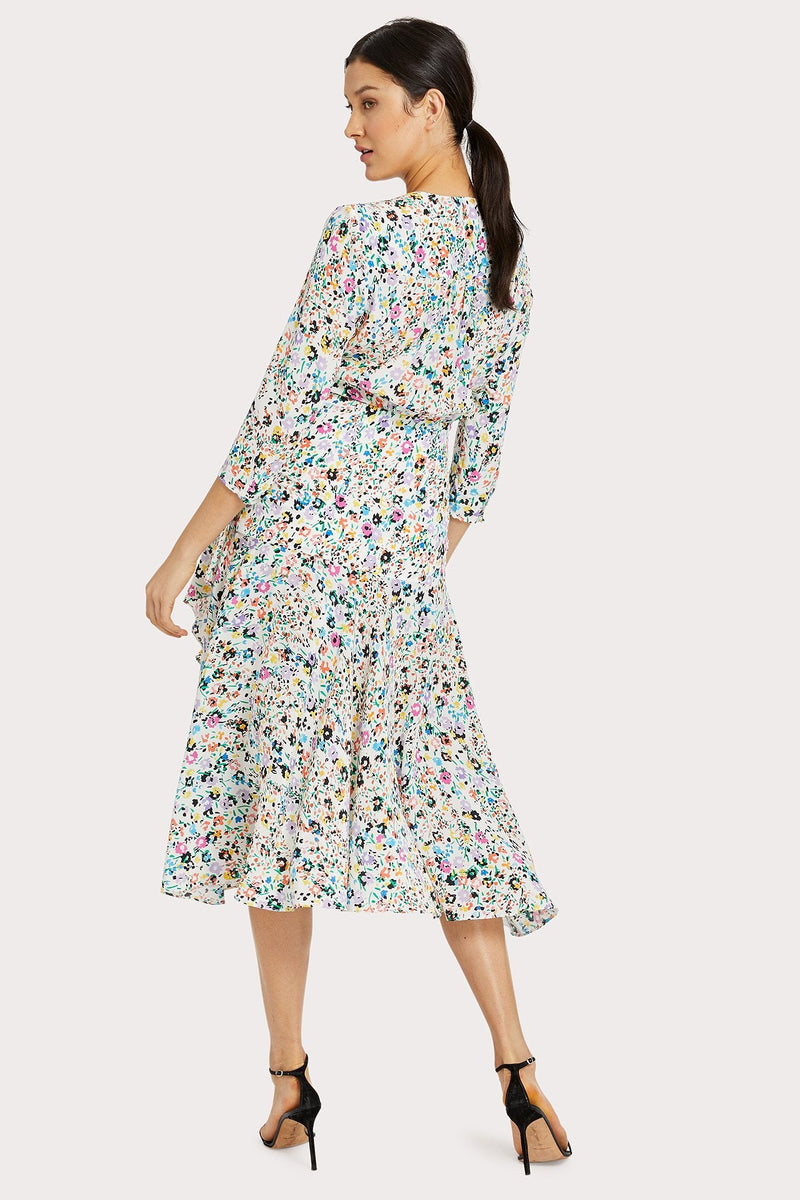 Wildflower Silk Birdie Dress