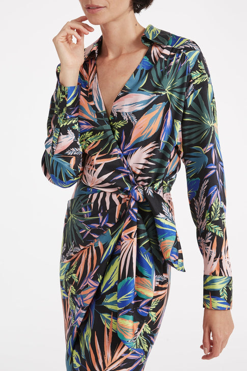 Jordan Tropical Palm Print Dress 3