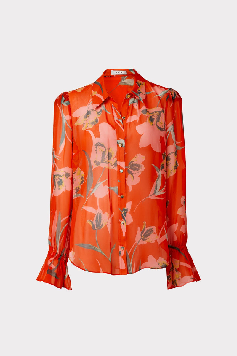 Lacey Floating Botanica Blouse