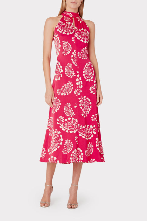 Adrian Paisley Print Dress 1