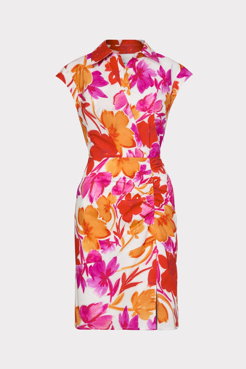 Maxwell Paper Peony Print Dress 0