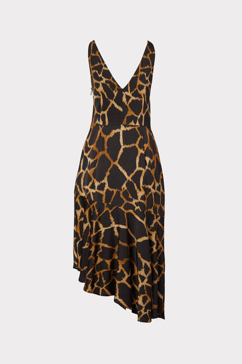 Dashielle Giraffe Print Dress 3