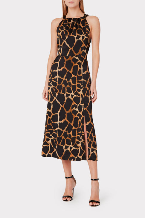 Mia Giraffe Print Dress 1