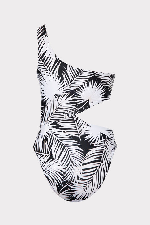 Palm Print Miranda One Piece With Cutout 3