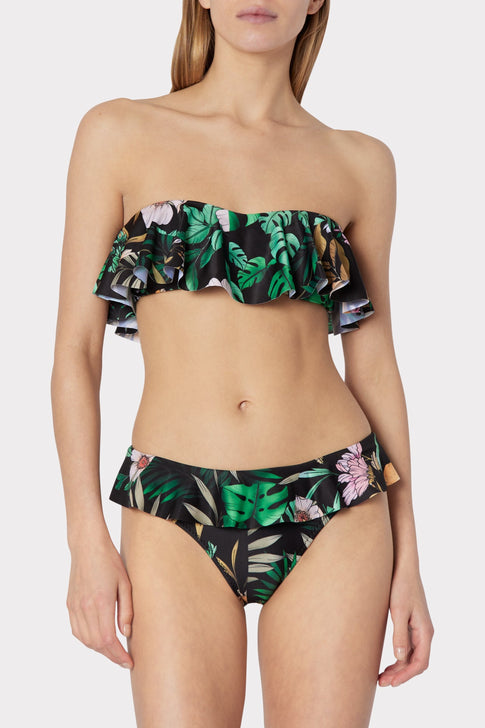 Jungle Tile Michelle Ruffle Bikini Bottom 1