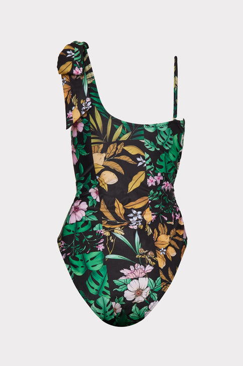 Jungle Tile Maddie One Shoulder One Piece 2