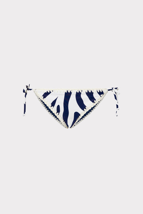 Zebra Print Mika Bikini Bottom 0