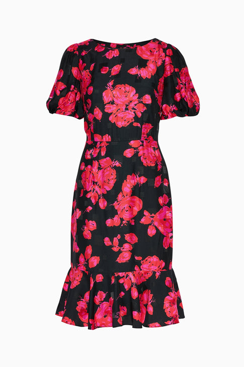 Katie Rose Jacquard Dress 0