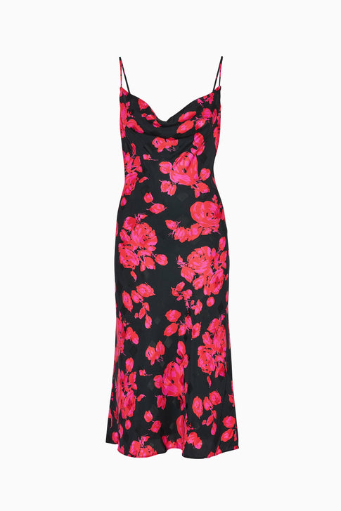 Katia Rose Jacquard Slip Dress 0