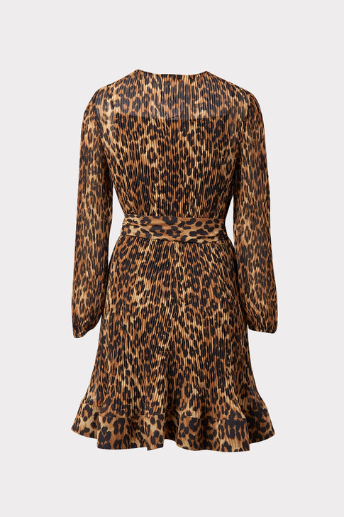 Liv Leopard Print Pleated Dress 3