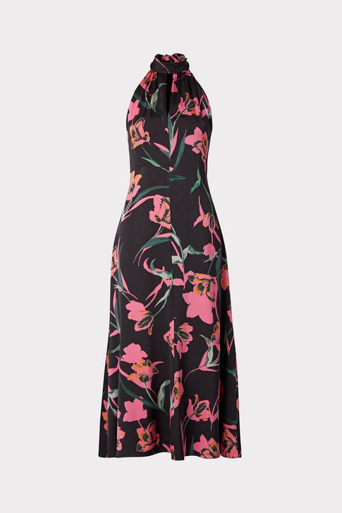 Adrian Botanica Crepe Dress 0