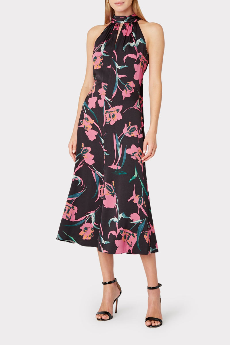 Adrian Botanica Crepe Dress