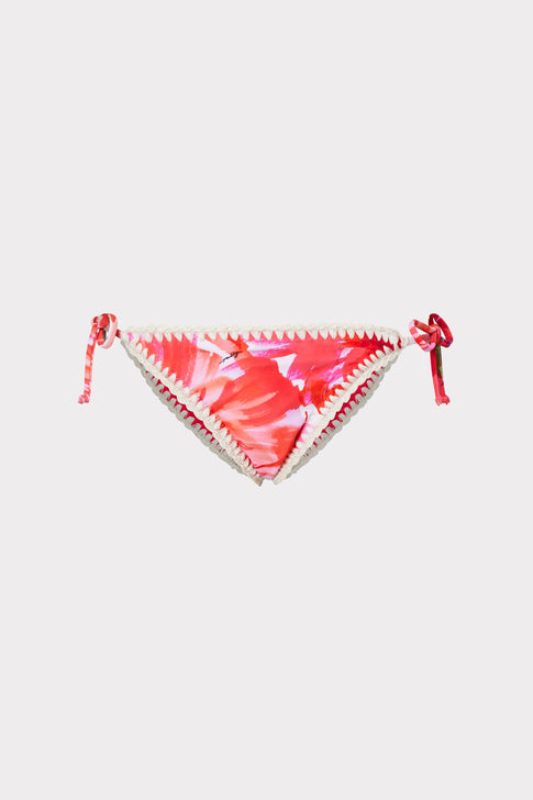 Brushstroke Floral Mika Bikini Bottom 0