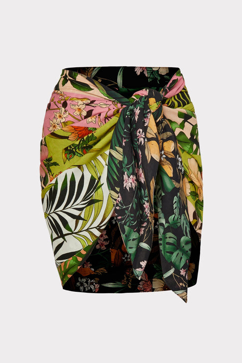 Darina Jungle Tile Sarong 1