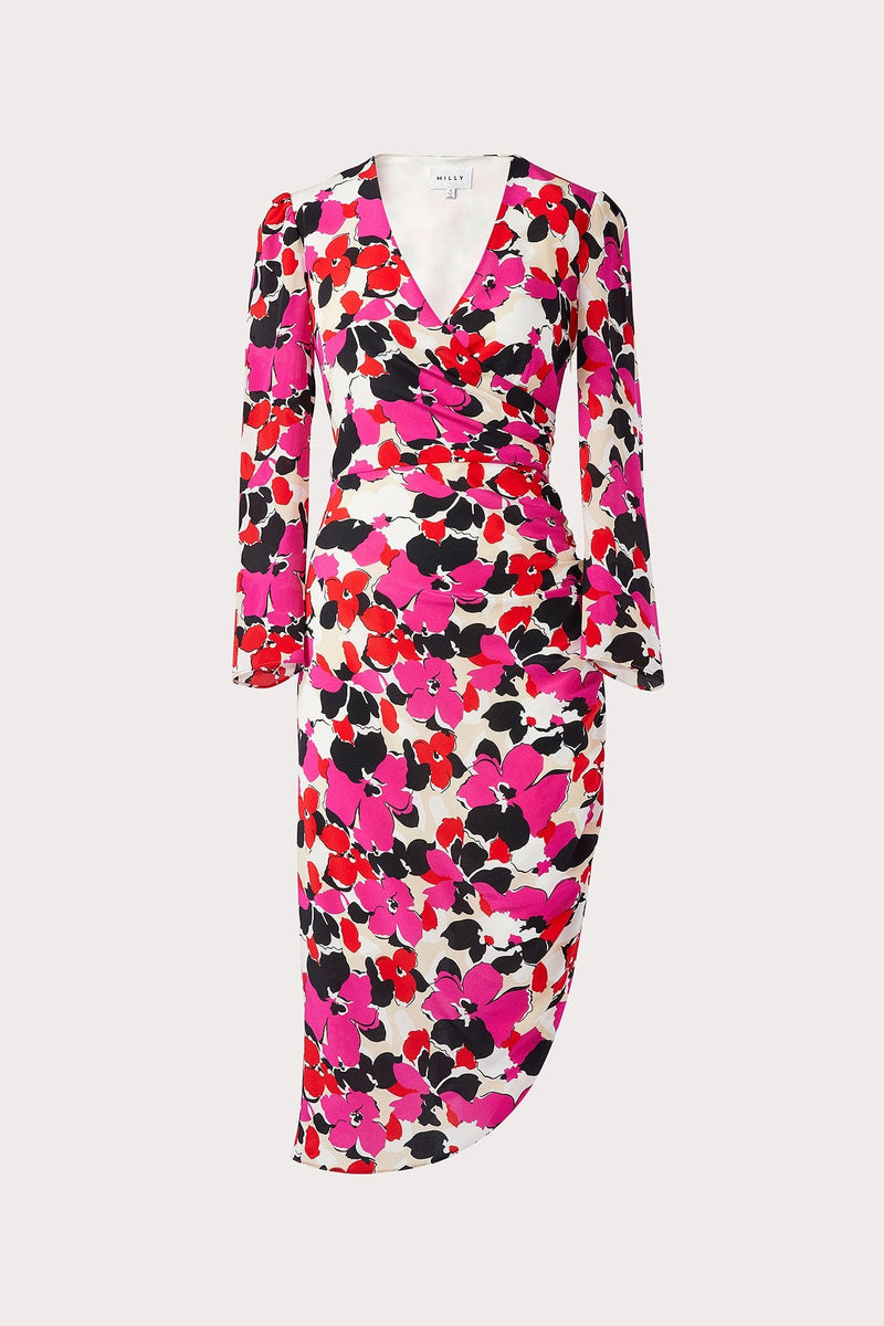 Eleanora Viola Print Dress