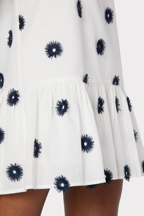 Flora Pom Pom Embroidered Dress 3