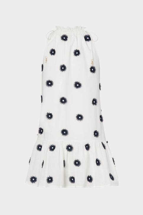 Flora Pom Pom Embroidered Dress 4