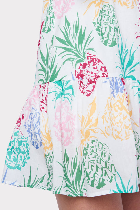 Flora Tropical Pineapple Dress 2