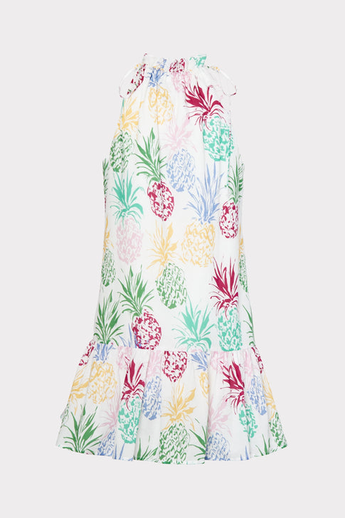 Flora Tropical Pineapple Dress 3