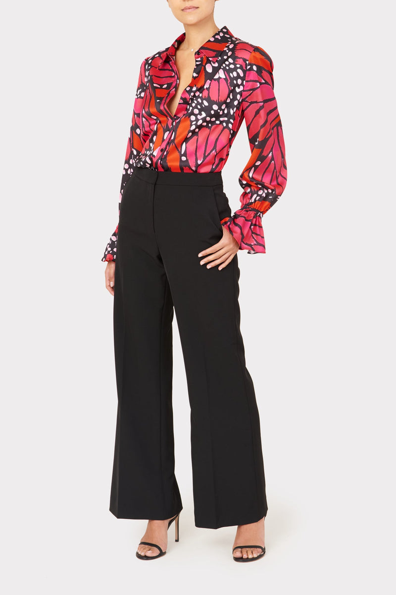 Lacey Butterfly Stencil Top